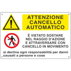 cartello cancello elettrico cartello cancello elettrico